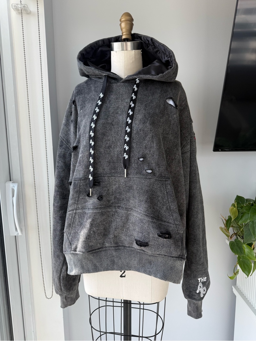 The Astro Project Men's Distressed Pullover Hoodie